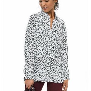 Banana Republic Painterly Dot Blouse